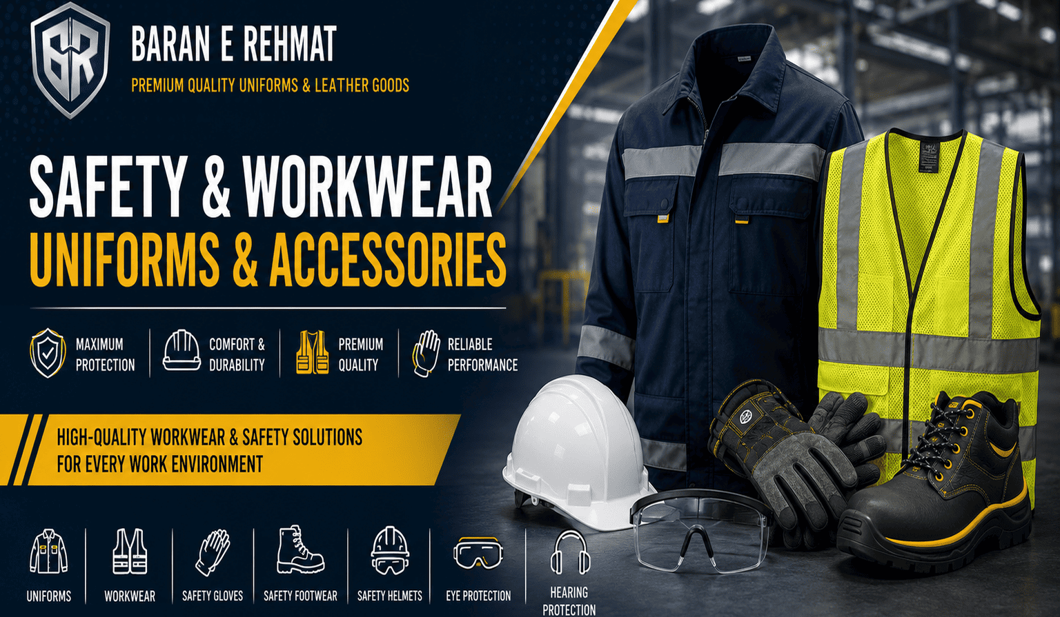 Uniform Manufacturer Pakistan - BARAN-E-REHMAT INDUSTRIES
