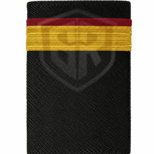 1 Gold with Red Shoulder Strip – Premium Uniform Rank Epaulette | BARAN-E-REHMAT INDUSTRY