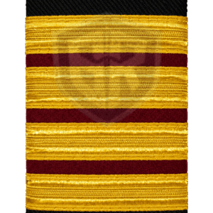 4 Gold with Red Shoulder Strip – Premium Uniform Rank Epaulette | BARAN-E-REHMAT INDUSTRY