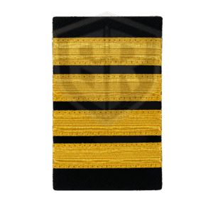 (4) 4 Gold Shoulder Strip – Premium Uniform Rank Epaulette | BARAN-E-REHMAT INDUSTRY