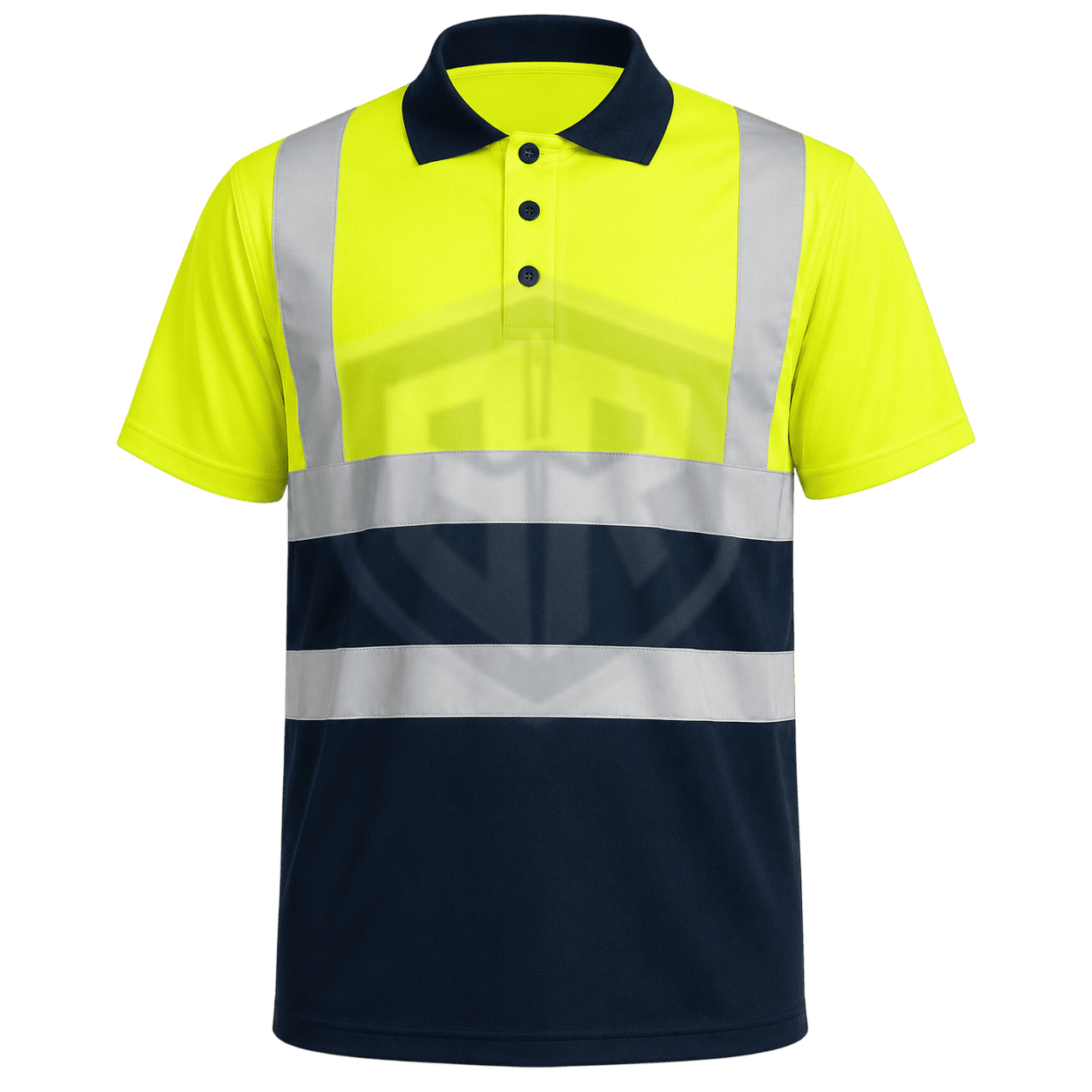Hi-Vis Reflective Safety Polo Shirt – High Visibility Workwear | BARAN-E-REHMAT INDUSTRIES